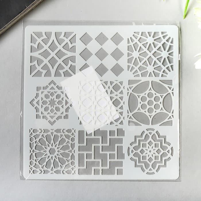 Трафарет пластик «Геометрия», 13×13 см