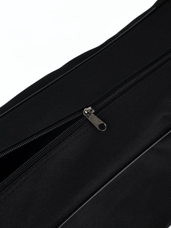 Сумка спортивная «Не просто быть лучшим» на молнии, наружный карман, чёрная