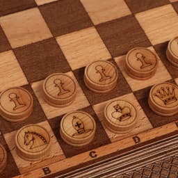 Набор игр 3 в 1: нарды, шахматы, шашки