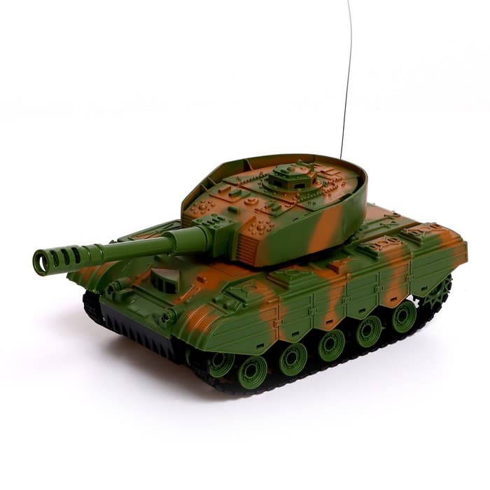 Танк радиоуправляемый «Армия», работает от аккумулятора, световые и звуковые эффекты, цвет МИКС