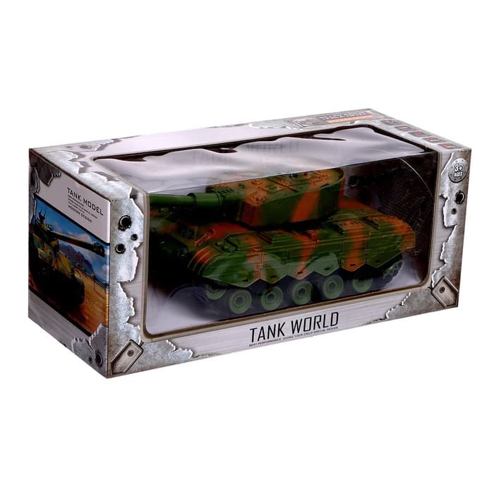 Танк радиоуправляемый «Армия», работает от аккумулятора, световые и звуковые эффекты, цвет МИКС