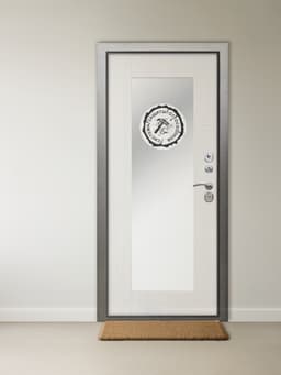 Входная дверь «Берлога. Тринити Милли», 870×2060 мм, правая, цвет ясень белый