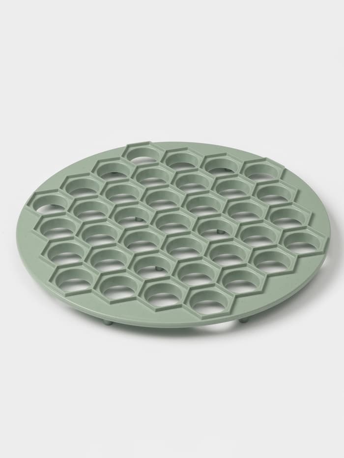 Форма для лепки пельменей phibo «Пельменница», 37 ячеек, d=24.5 см, пластик, МИКС