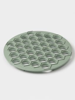 Форма для лепки пельменей phibo «Пельменница», 37 ячеек, d=24.5 см, пластик, МИКС