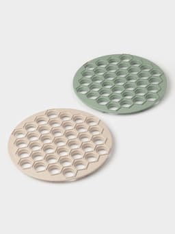 Форма для лепки пельменей phibo «Пельменница», 37 ячеек, d=24.5 см, пластик, МИКС