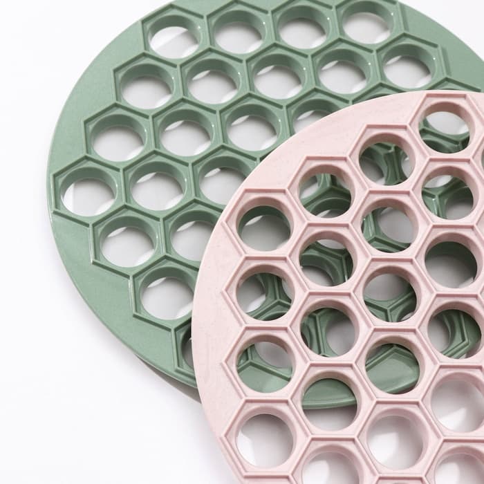 Форма для лепки пельменей phibo «Пельменница», 37 ячеек, d=24.5 см, пластик, МИКС