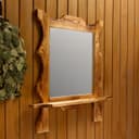 Зеркало для бани «Квадрат», 69×51.5×5 см, с полкой, «Добропаровъ»