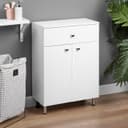 Комод для ванной комнаты «Вега 6001», 1 ящик, 2 дверцы, 600×303×854 мм, цвет белый