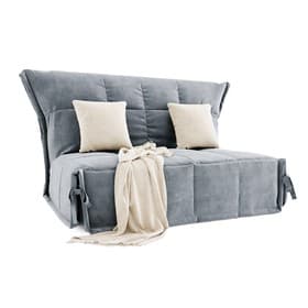 Диван прямой «Джаз», механизм аккордеон, спальное место 1200×1900 мм, обивка велюр, цвет селфи 15/подушки селфи 01