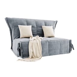 Диван прямой «Джаз», механизм аккордеон, спальное место 1200×1900 мм, обивка велюр, цвет селфи 15/подушки селфи 01