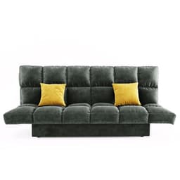 Диван прямой «Клик кляк», механизм книжка, спальное место 1350×2080 мм, цвет селфи 07/подушки селфи 08