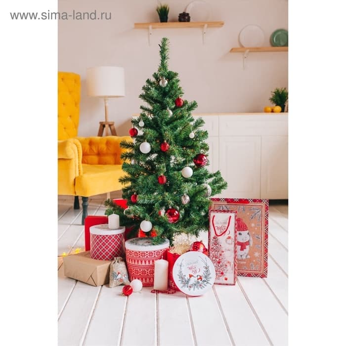 Набор подарочных коробок 5 в 1 «Скандинавские узоры», 13×14‒19.5×22 см, Новый год