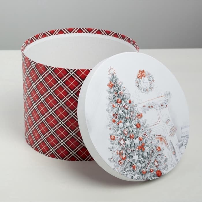 Набор подарочных коробок 5 в 1 «Скандинавские узоры», 13×14‒19.5×22 см, Новый год