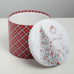 Набор подарочных коробок 5 в 1 «Скандинавские узоры», 13×14‒19.5×22 см, Новый год