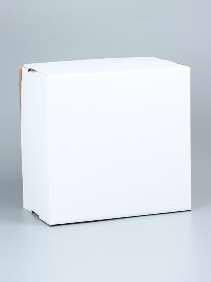 Коробка под торт, белая, 30×30×19 см