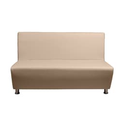 Диван офисный «Рон», без подлокотников, экокожа, 1350×740×830 мм, цвет бежевый