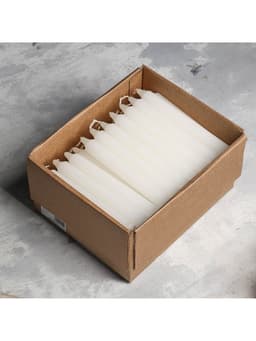 Хозяйственная свеча парафиновая, большая, 2.4×18 см, 65 г