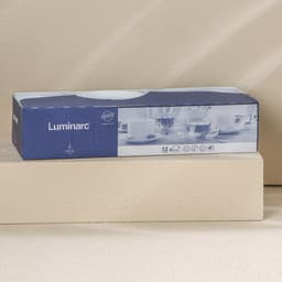 Чайный сервиз Luminarc Carine, 220 мл, 6 персон, стеклокерамика, белый