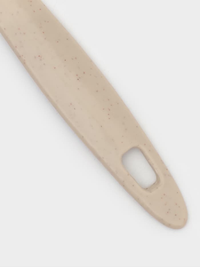 Половник-шумовка Доляна, 27 см, бежевый