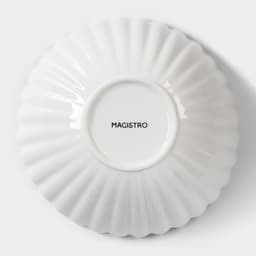 Салатник Magistro «Цветок», 450 мл, d=16 см, фарфор, белый