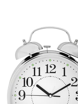 Часы - будильник настольные «Классика», с подвесом, дискретный ход, d=20 см, 30×23 см, 2АА