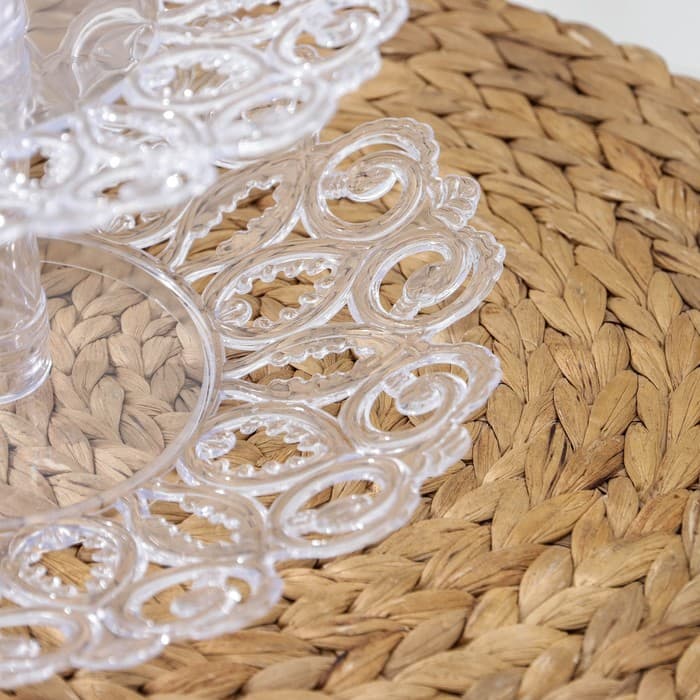 Этажерка для фруктов Альтернатива «Мелодия», 3-х ярусная, d=16 см, 21 см, 27 см, пластик, прозрачная