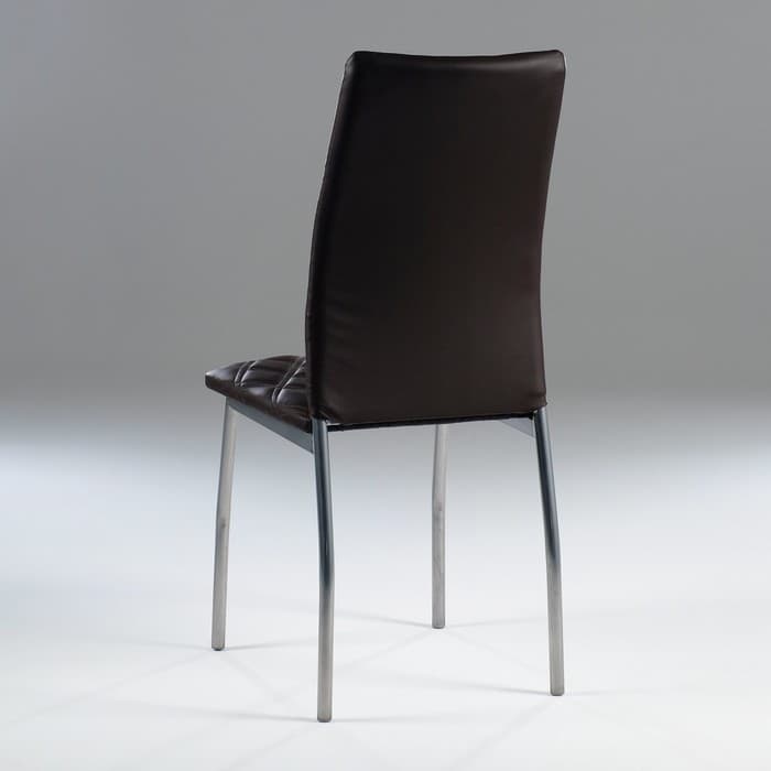 Стул для кухни «Клик Мебель. Волна», искусственная кожа, ромб, цвет коричневый