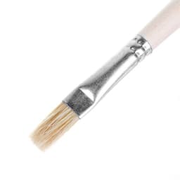 Кисть для рисования, щетина, № 8, Calligrata, плоская, деревянная ручка