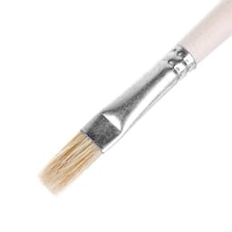 Кисть для рисования, щетина, № 8, Calligrata, плоская, деревянная ручка