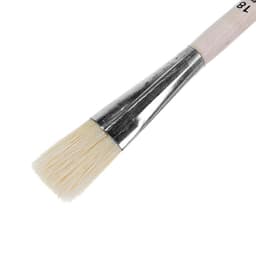 Кисть для рисования, щетина, № 18, Calligrata, плоская, деревянная ручка