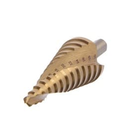 Сверло ступенчатое ТУНДРА ПРОФИ, HSS, TiN, спиральный профиль, трехгранный хвостовик, 6-30 мм