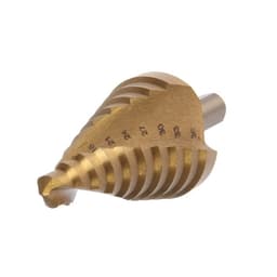 Сверло ступенчатое ТУНДРА ПРОФИ, HSS, TiN, спиральный профиль, трехгранный хвостовик, 9-36 мм