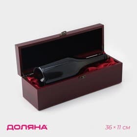 Ящик для хранения вина Доляна, 36×11 см, на 1 бутылку
