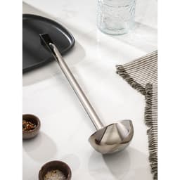 Половник цельнонатянутый, 240 мл, h=44.5 см, толщина стали 1.5 мм, нержавеющая сталь, серебристый