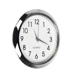 Часы автомобильные, внутрисалонные, d=4.5 см, белый циферблат