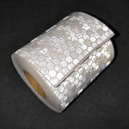 Светоотражающая лента, самоклеящаяся, белая, 5 см × 3 м