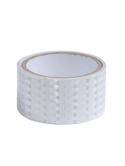 Светоотражающая лента, самоклеящаяся, белая, 5 см × 3 м