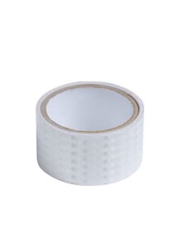 Светоотражающая лента, самоклеящаяся, белая, 5 см × 3 м