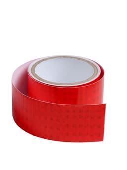 Светоотражающая лента TORSO, самоклеящаяся, красная, 5 см × 3 м