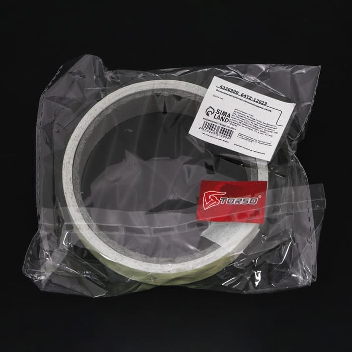 Фотолюминесцентная самоклеящаяся лента TORSO, 2×300 см, зеленое свечение