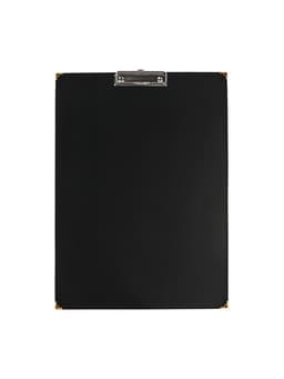 Планшет с зажимом А3, 420×320 мм, покрыт высококачественным бумвинилом, с металлическими уголками, чёрный (клипборд)