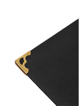 Планшет с зажимом А3, 420×320 мм, покрыт высококачественным бумвинилом, с металлическими уголками, чёрный (клипборд)