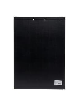 Планшет с зажимом А3, 420×320 мм, покрыт высококачественным бумвинилом, с металлическими уголками, чёрный (клипборд)