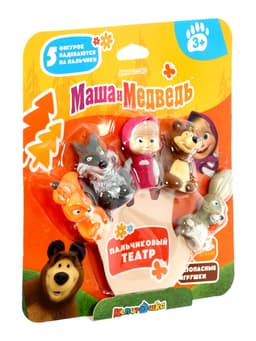 Игрушка для купания «Маша и Медведь: пальчиковый театр»