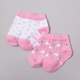 Набор носков для девочки «Крошка Я. Котёнок», 2 пары, розовые, размер 12-14 см (1-2 года)