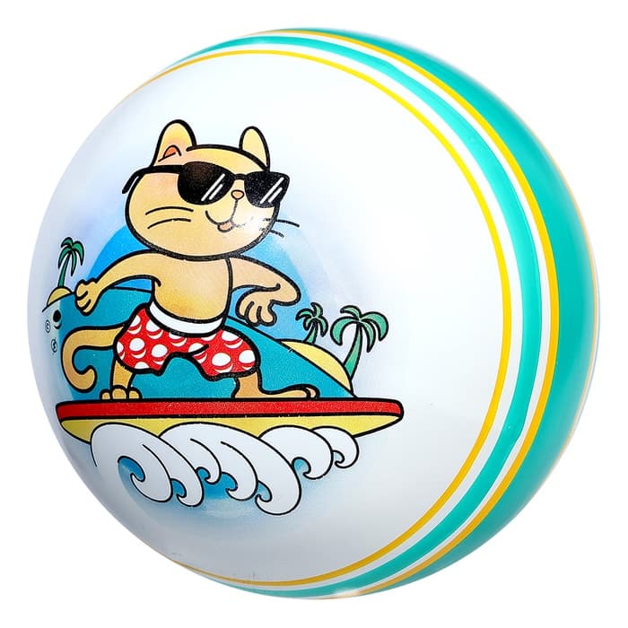 Мяч резиновый, диаметр 15 см, МИКС