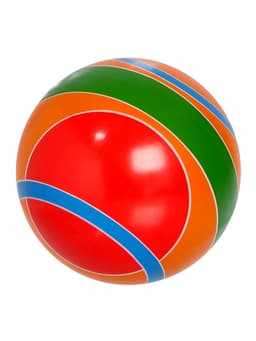 Мяч резиновый, диаметр 20 см, цвета МИКС
