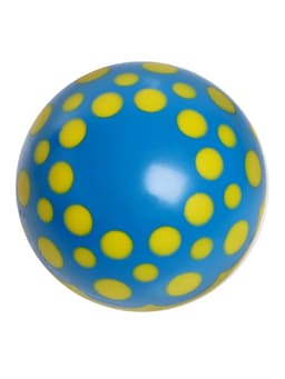 Мяч резиновый, диаметр 20 см, цвета МИКС