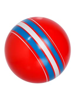 Мяч резиновый, диаметр 20 см, цвета МИКС