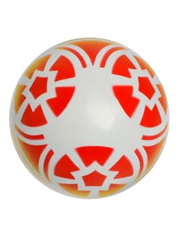 Мяч резиновый, диаметр 20 см, цвета МИКС